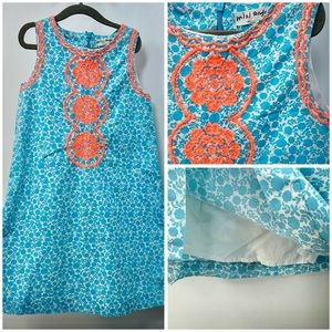 Mini Boden Embroidered Sleeveless Dress
